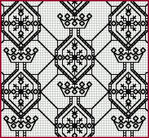 Balckwork Pattern - Coronets 2 [22KB]