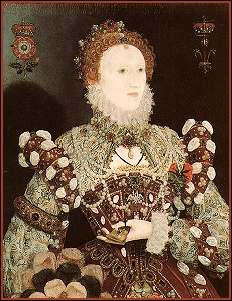 Elizabeth I - The Pelican Portrait by Hilliard c. 1575